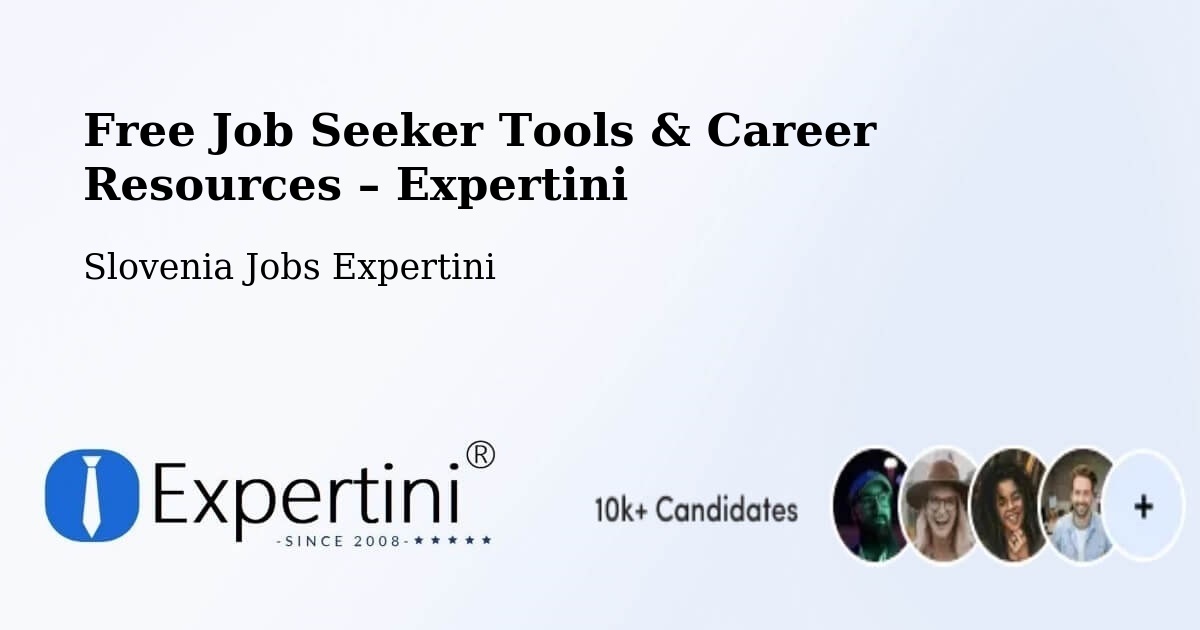 Free Job Seeker Tools & Career Resources – Krško - Krško, Slovenia Jobs Expertini